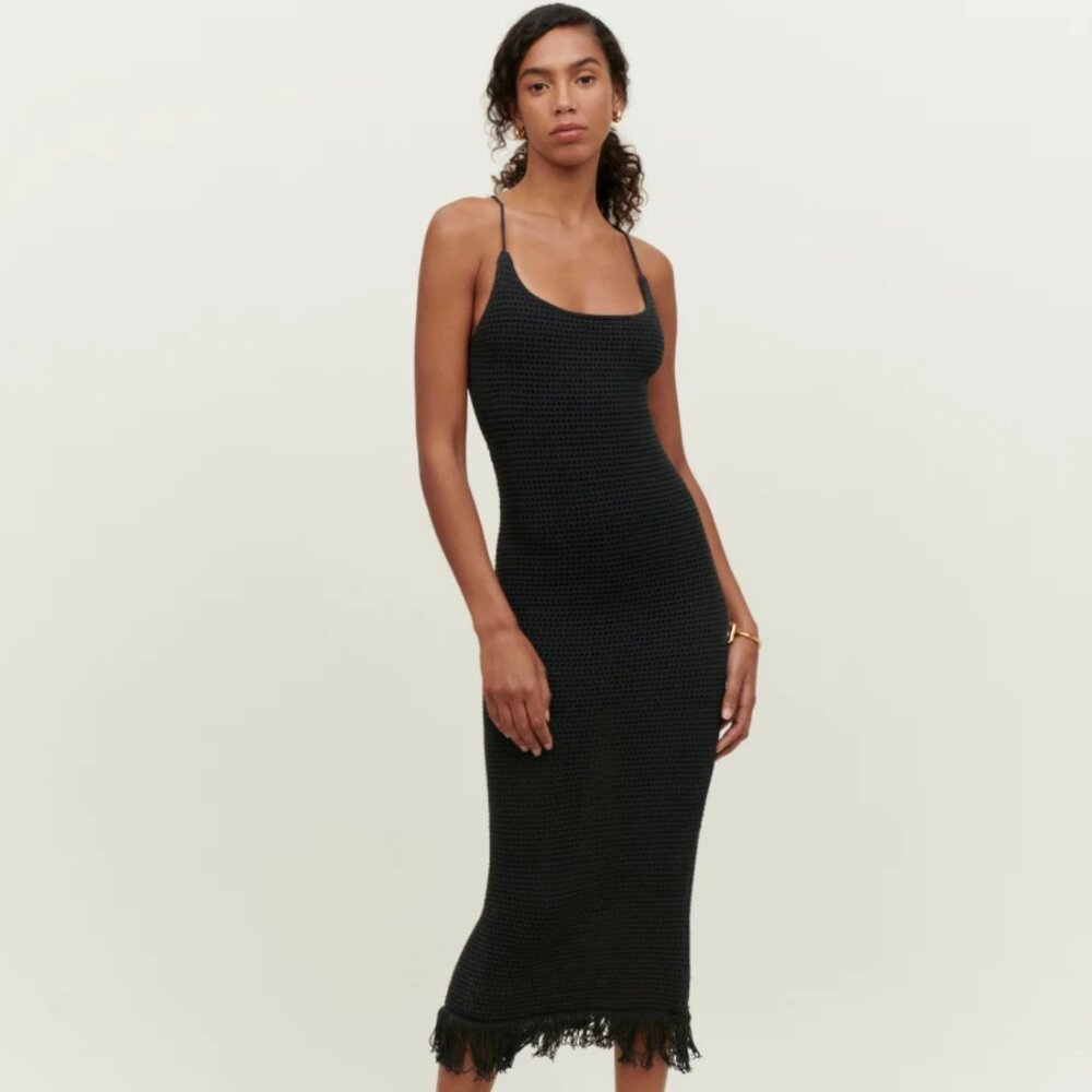 Reformation Alexina Dress Black Size Small